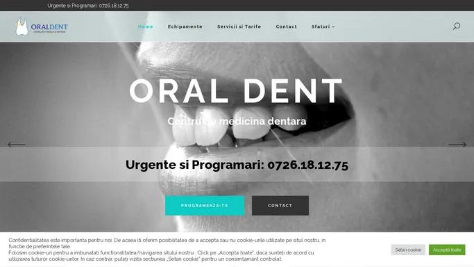 Oral-Dent: program cabinet stomatologic, harta, telefon