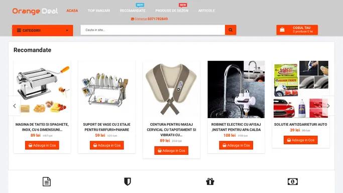 Magazin online OrangeDeal baterii externe, drone, gadget-uri