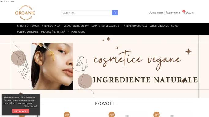 Cosmetice organice ✔️ Organic