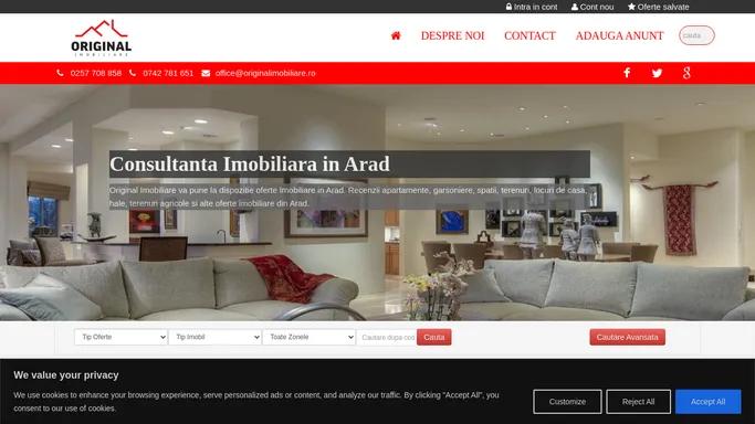 Oferte imobiliare in Arad | Original Imobiliare