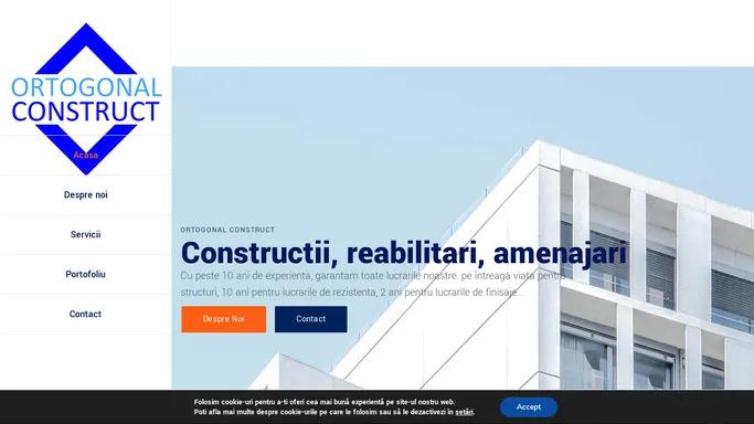 Ortogonal Construct – Constructii, reabilitari, amenajari interioare si exterioare