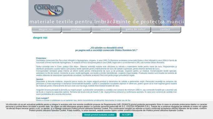 Ototex - materiale textile, imbracaminte de lucru, imbracaminte de protectie
