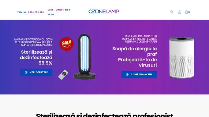 Lampa UV-C pentru sterilizare si dezinfectie • Ozone Lamp