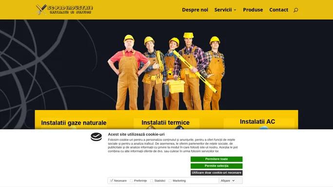 Proiectare instalatii gaze naturale | instalatii termice | instalatii AC | Pad Industrie