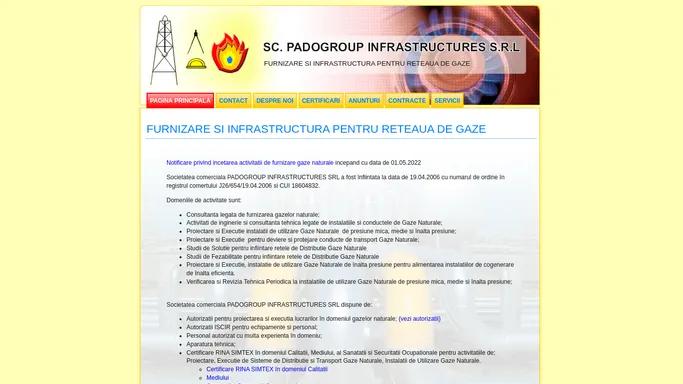 SC. PADOGROUP INFRASTRUCTURES S.R.L