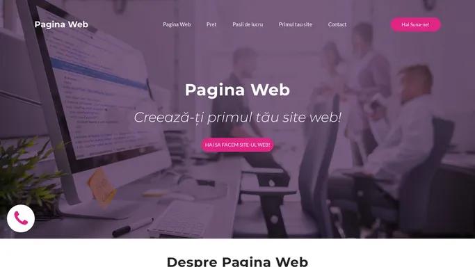 Pagina-Web.ro - Specialisti in Crearea de Site-uri Web Profesionale