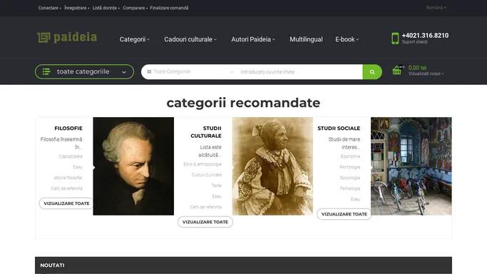 Paideia - Paideia - Editura cartilor de cultura