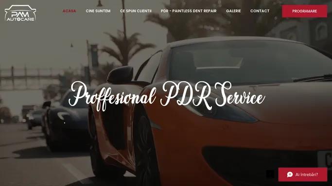 PDR | Pam Autocare | Reparatii Indoituri Auto | Reparatii grindina | Bucuresti