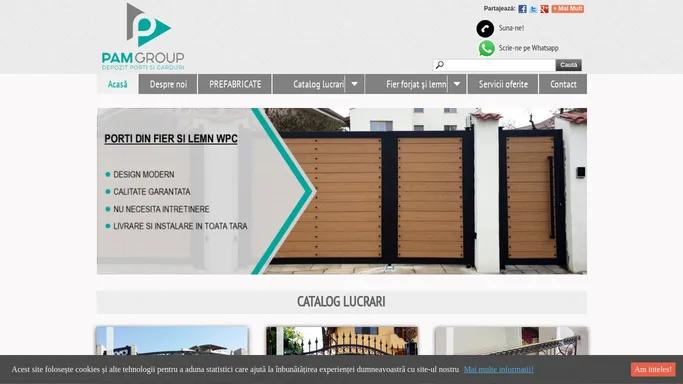 Pam Group - Porti si garduri din fier forjat - Iasi
