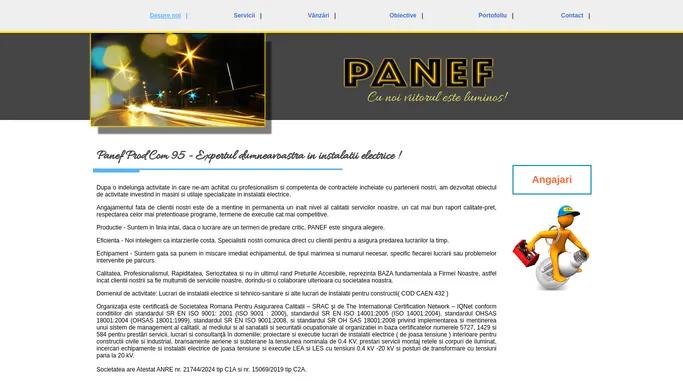 Panef : Despre noi