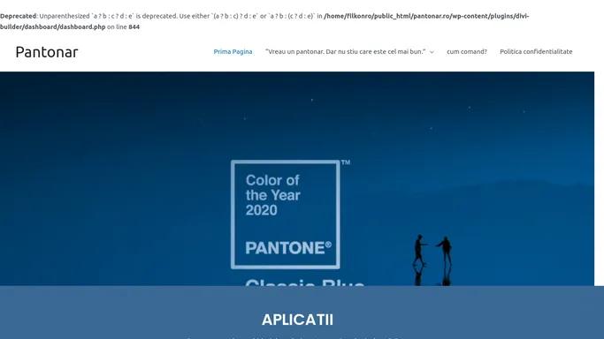 Ghiduri si produse Pantone