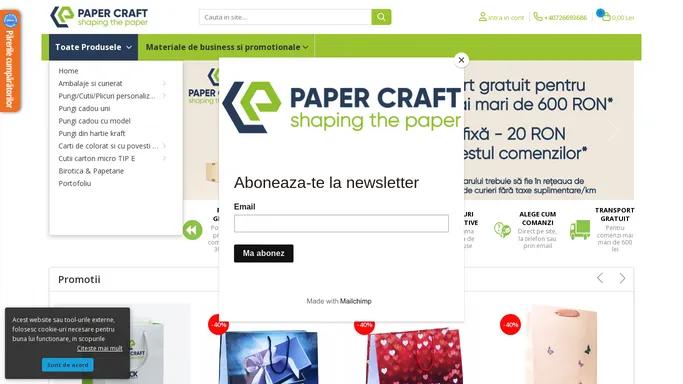 Paper Craft - Pungi Cadou de Hartie, Carti pentru copii, Servicii Legatorie