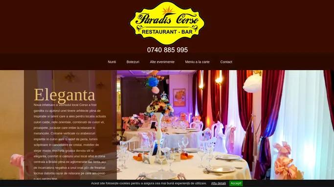 Restaurant Paradis Corso Braila