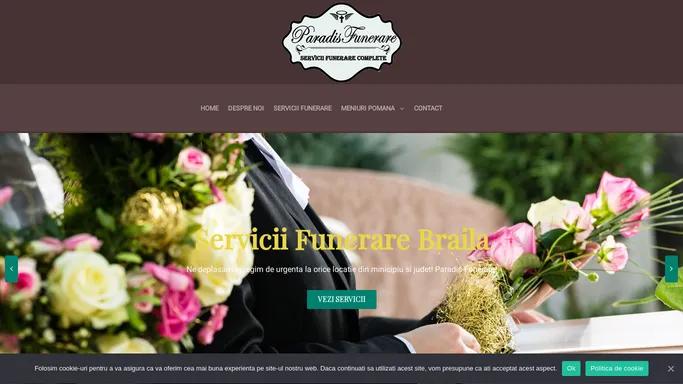 Servicii funerare si parastase Braila | Paradis Funerare