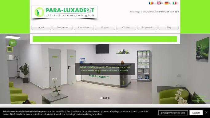 PARA-LUXADENT | Clinica Stomatologie, Implantologie, Timisoara