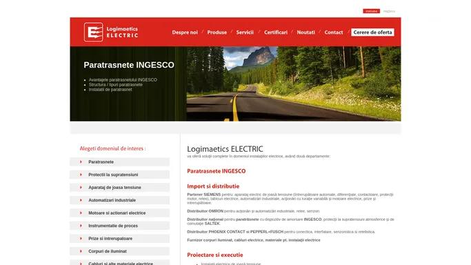 Logimaetics ELECTRIC | Distribuitor paratrasnete INGESCO