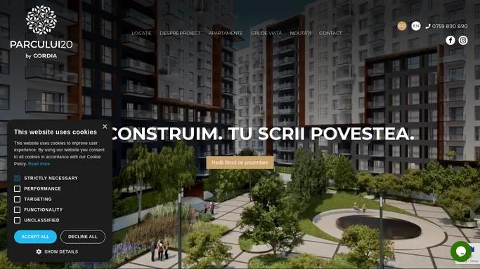 Parcului20 - Apartamente noi de vanzare langa Herastrau