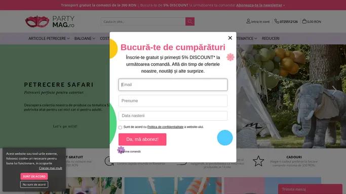 Partymag.ro - Totul pentru petreceri reusite