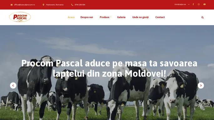 Procom Pascal – Produse lactate din zona Moldovei