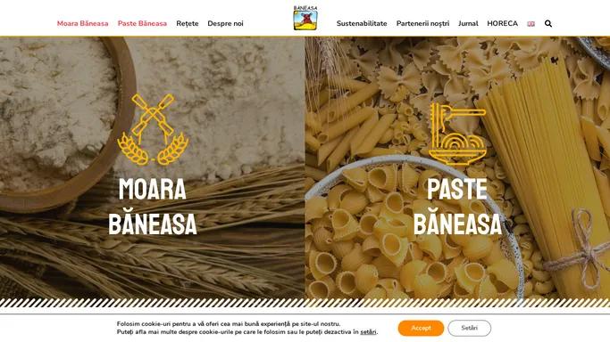 Paste fainoase si produse de morarit | Paste Baneasa