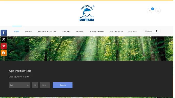 Pastravaria Doftana – Website