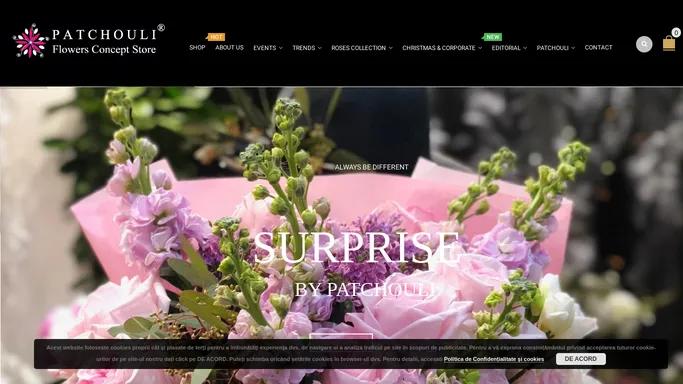 PATCHOULI Flowers Concept Store | Florarie online
