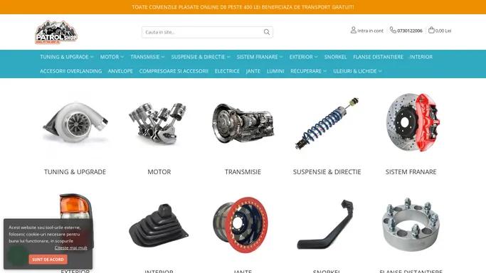 PATROL SHOP - Piese si Accesorii pentru Nissan Patrol