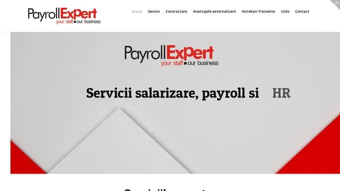 Payroll Expert – servicii salarizare, payroll, hr