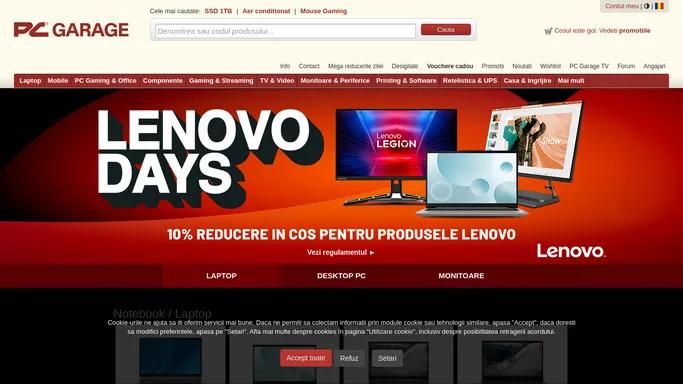 Lenovo Days iti aduce super reduceri - PC Garage