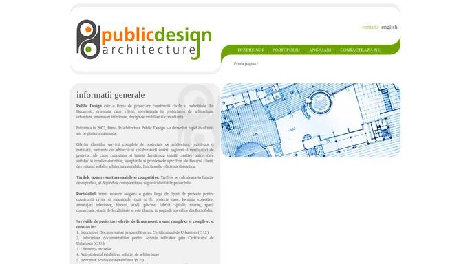 Informatii generale - Public Design Architecture