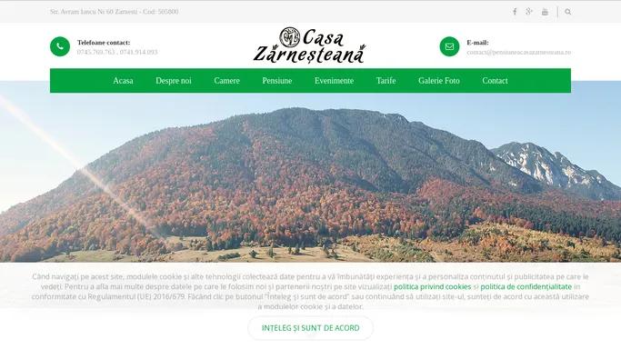 Pensiunea Casa Zarnesteana – Cazare Zarnesti, Restaurant, Sali de evenimente,Pensiune Piatra Craiului