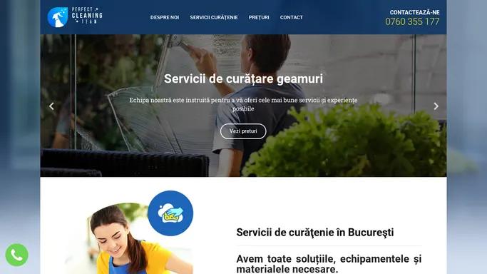 Servicii de curatenie in Bucuresti – Perfect Cleaning Team