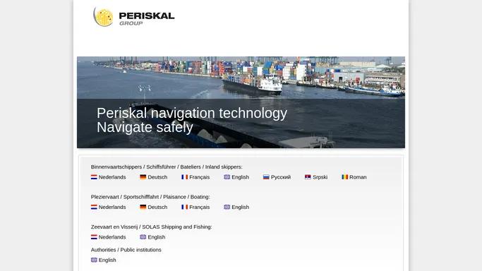 Periskal Group - Navigation software inland shipping, River...