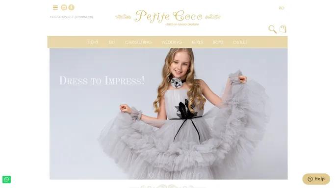 Petite Coco Boutique - Children Luxury Couture - Petite Coco Shop
