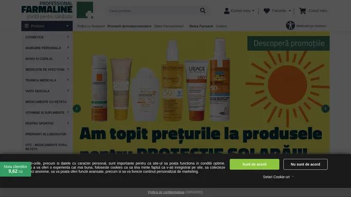 Farmacie online - PROFESSIONAL FARMALINE