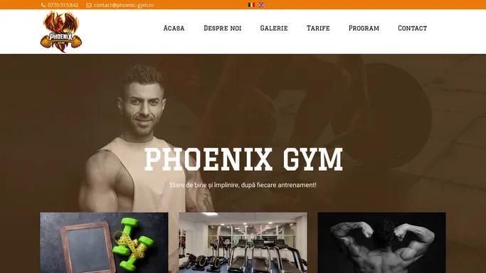 Acasa | Phoenix Gym Club Bucuresti, Sector 2