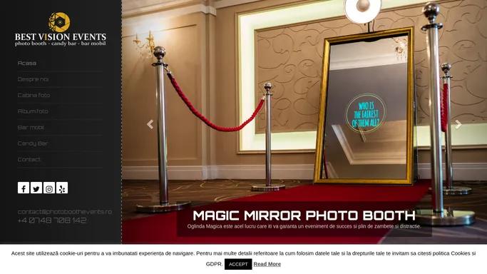 Photobooth - Oglinda Magica - bestvisionevents.ro