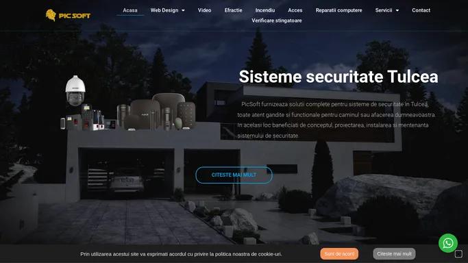 Siteme Securitate Tulcea. Proiectare, Instalare si Mentenanta incluse