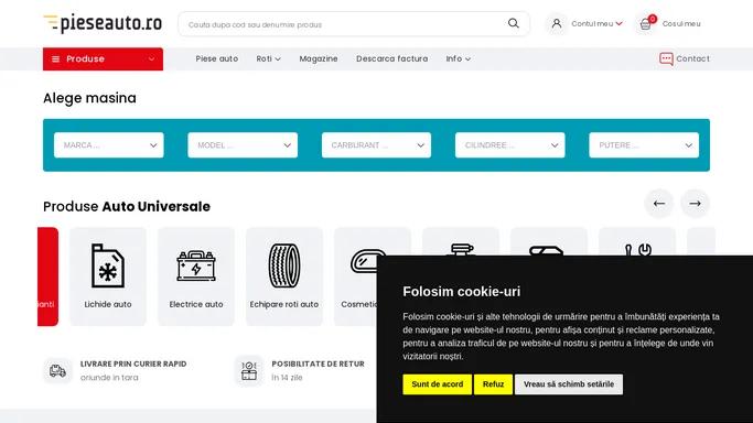 Catalog complet piese auto online - 100% Originale