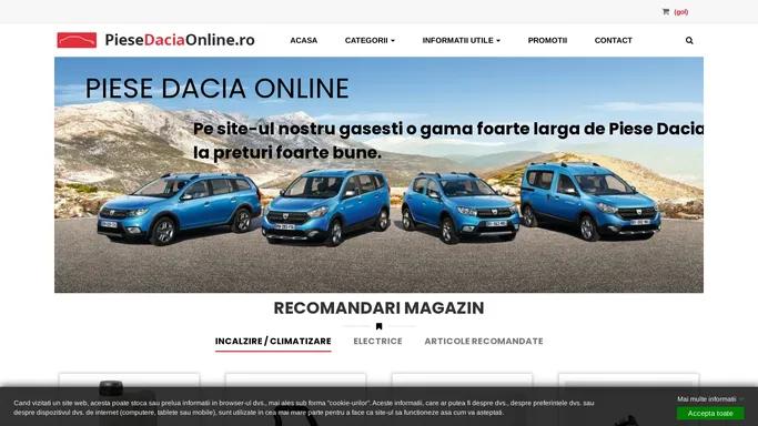 Piese Dacia Online