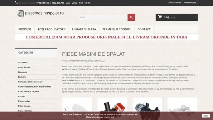 Magazin online - Piese masini de spalat