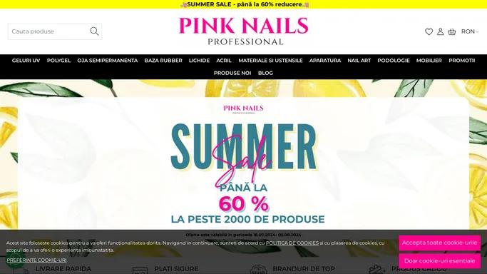 Pink Nails - Geluri UV, Oje Semipermanente, Produse Manichiura, Nail Art