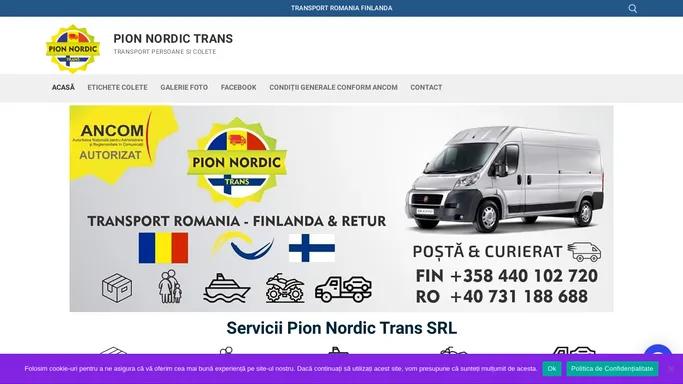 Pion Nordic Trans – Transport Persoane si Colete