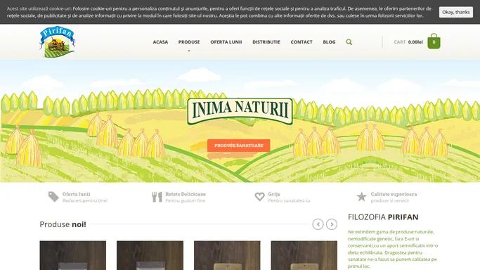 Pirifan Cereale Mic Dejun, musli, fainuri si tarate, fructe si seminte