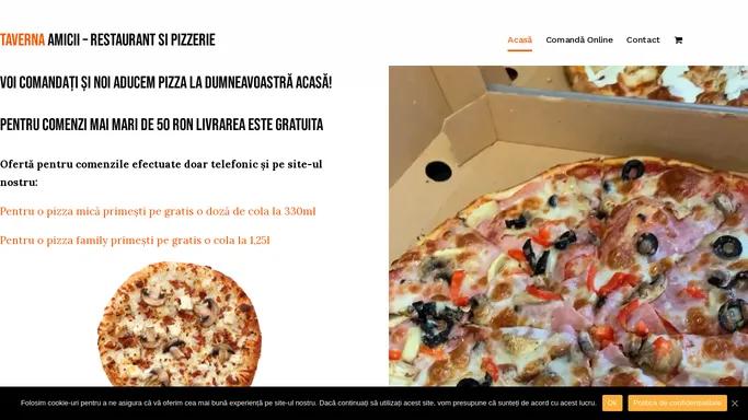 Pizza Sibiu – Taverna Amicii – Livrare gratuita pizza in Sibiu – Taverna Amicii