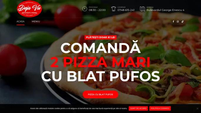 Pizzeria Deja Vu – pizzadejavu.ro