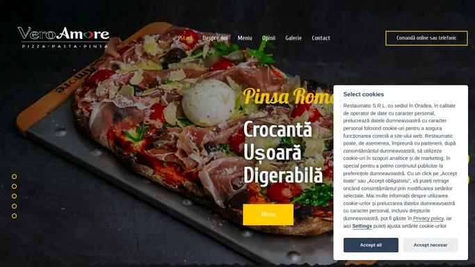 Pizza VeroAmore - Comanda si achita online - Pizza VeroAmore