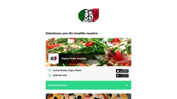 Pizzeria Sapori Italia, un business de familie, facut din dragoste si pasiune pentru pizza.