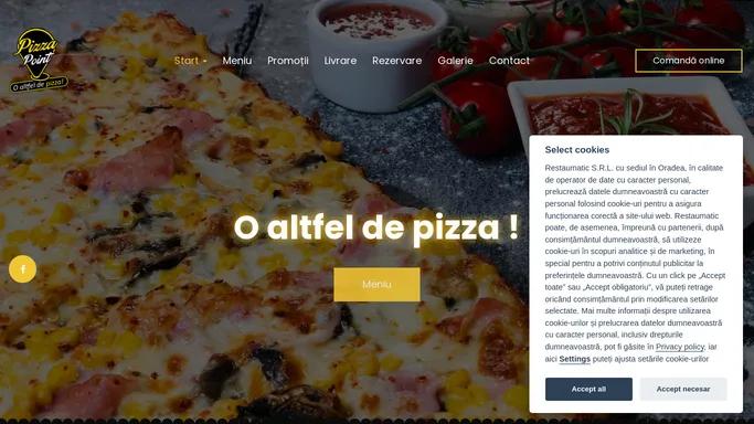 Pizzeria Point - Comanda si achita online - Pizzeria Point