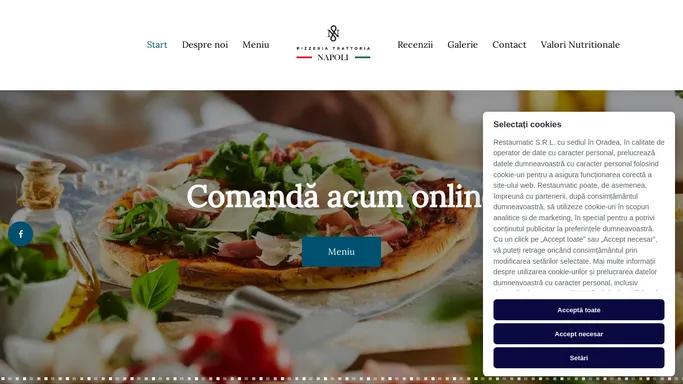 Pizzeria & Trattoria Napoli - Comanda si achita online - Pizzeria & Trattoria Napoli